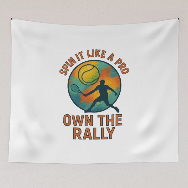 Item preview, Spin It Like a Pro - Own the Rally - Tennis designed and sold by inkNext.