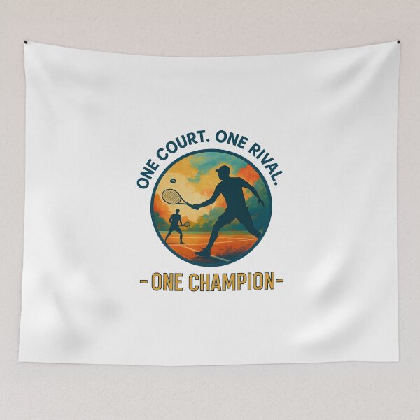 Item preview, One Court. One Rival. - One Champion - Tennis designed and sold by inkNext.
