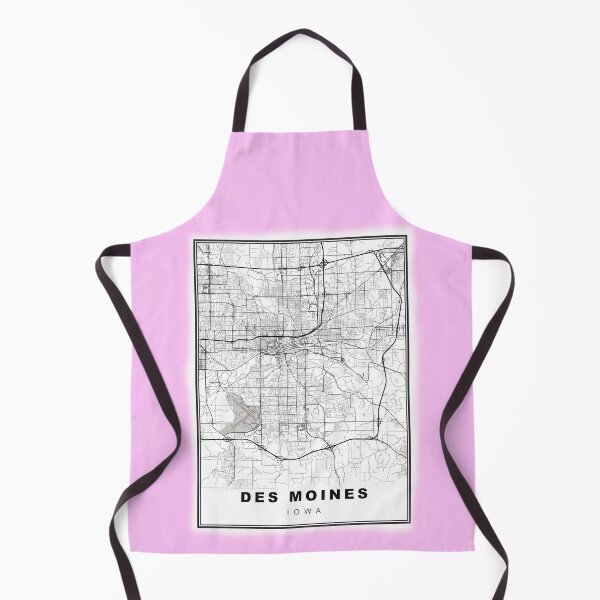 Item preview, Minimalist Des Moines Map designed and sold by Tamas Das.