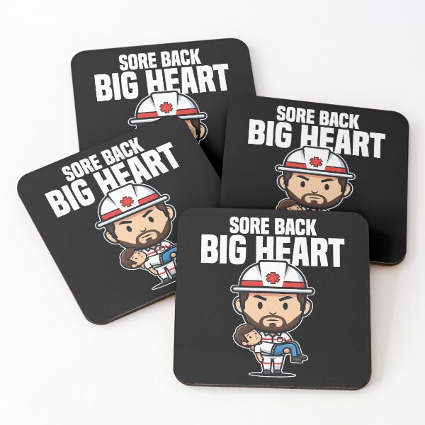 Item preview, SORE BACK, BIG HEART - PARAMEDIC designed and sold by KEF Custom.