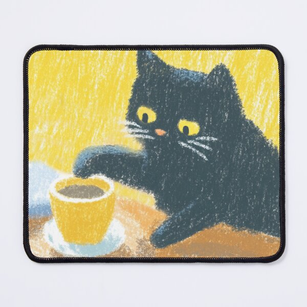 Item preview, Paw Dipping Black Cat designed and sold by itsallaboutcats.