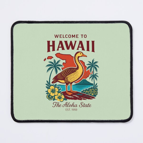 Item preview, “Welcome to Hawaii – The Aloha State” est 1959" designed and sold by DollarboysART.