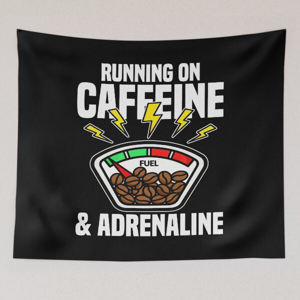Item preview, RUNNING ON CAFFEINE AND ADRENALINE - PARAMEDIC designed and sold by KEF Custom.