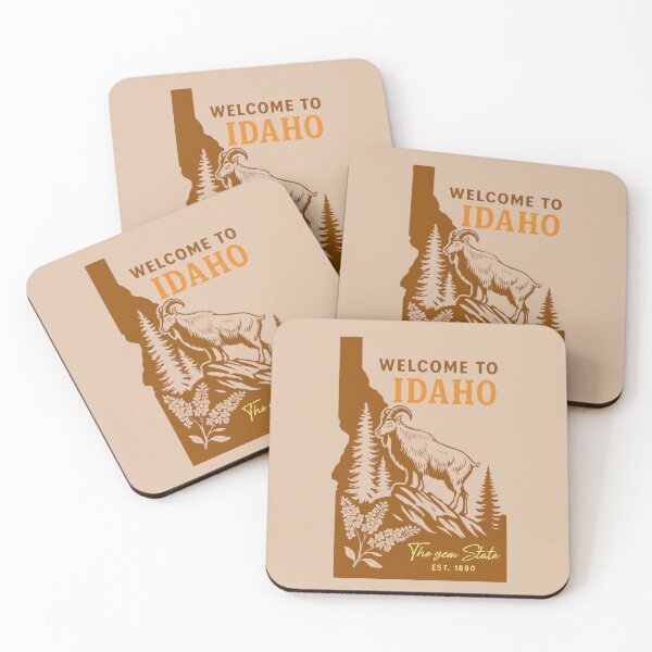 Item preview, “Welcome to Idaho – The Gem State est 1788 designed and sold by DollarboysART.