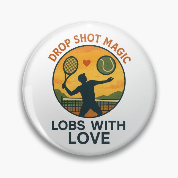 Item preview, Drop Shot Magic - Lobs with Love - Tennis designed and sold by inkNext.