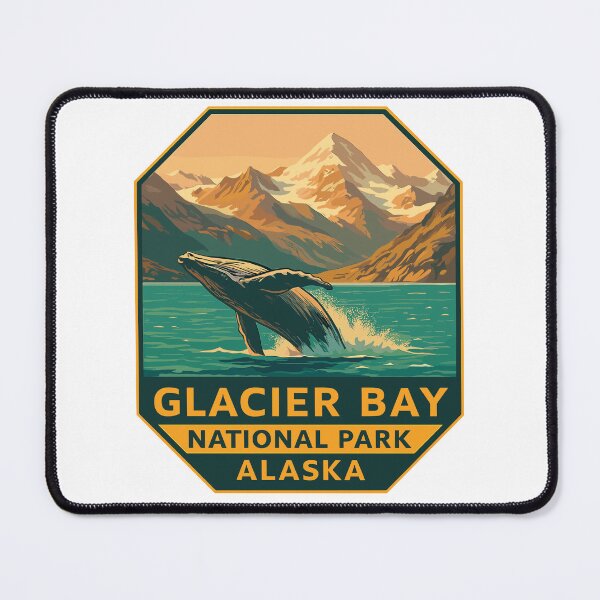 Item preview, Glacier Bay National Park Retro Alaska Sticker designed and sold by Ismeal Von.