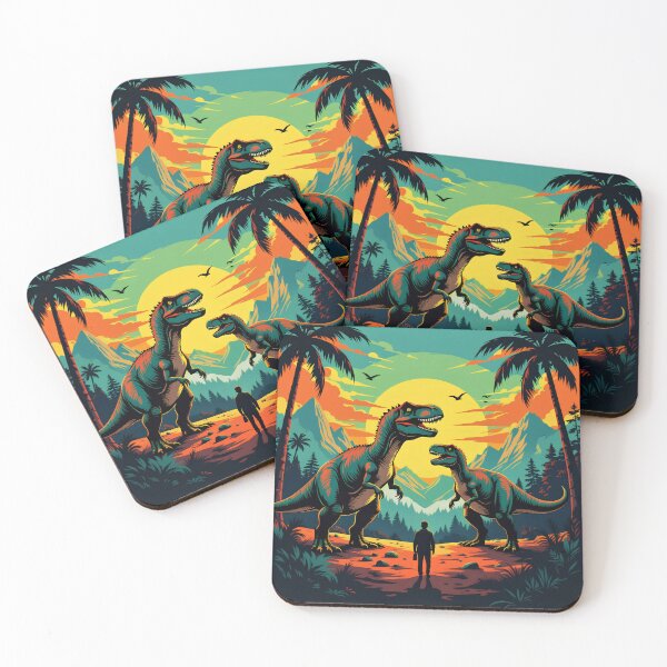 Item preview, Man and Dinosaur in a Fantasy World designed and sold by Erlin Rudho.