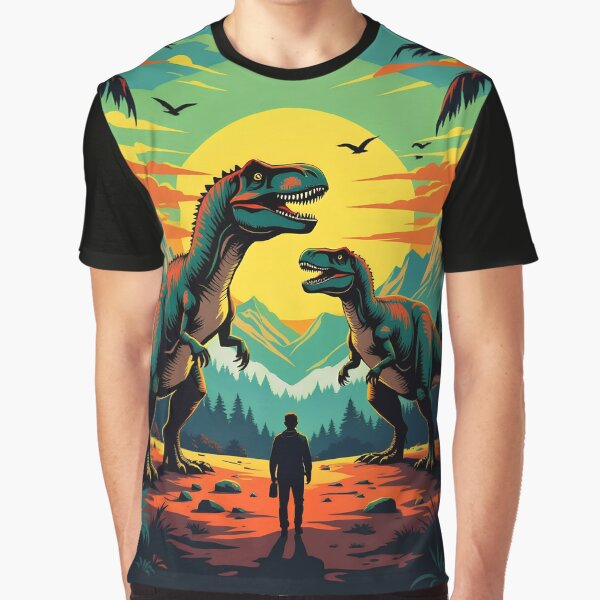 Item preview, Man and Dinosaur in a Fantasy World designed and sold by Erlin Rudho.