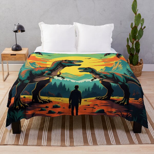 Item preview, Man and Dinosaur in a Fantasy World designed and sold by Erlin Rudho.