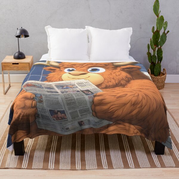 Item preview, Bison Enjoys Quiet Toilet Newspaper Reading Break designed and sold by earlobejerk.