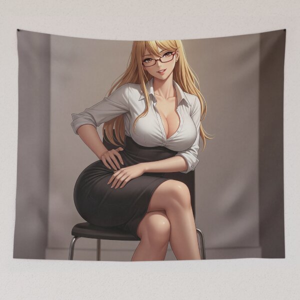 Item preview, Mature Wiafu in office outfet and a sensual smile designed and sold by GerwantSHOP.