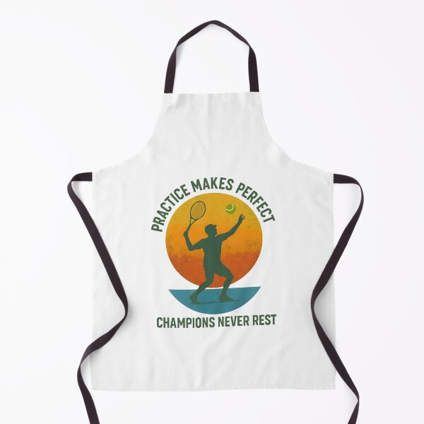 Item preview, Practice Makes Perfect - Champions Never Rest - Tennis designed and sold by inkNext.