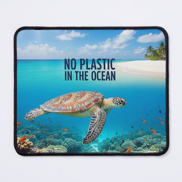 Item preview, Underwater Paradise: An Appeal for the Protection of Reefs and Turtles designed and sold by ART-POD-PL.