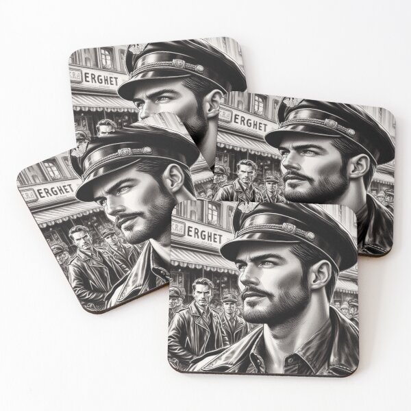 Item preview, 1940 Berlin Leather German Daddy Bikers Tom of Finland Tribute Gay Pride Graphic Design designed and sold by ItsAKinkThing.