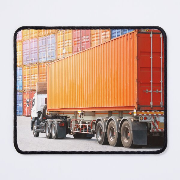 Item preview, Colorful Shipping Containers & Truck – Modern Logistics Photography designed and sold by Cole's Design.