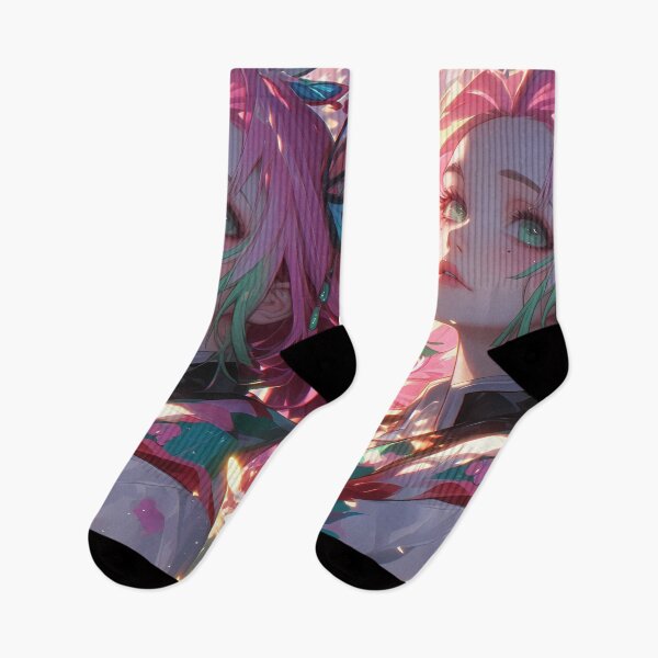 Item preview, Pastel Wisteria Embrace Mitsuri Kanroji Demon Slayer Anime designed and sold by earlobejerk.