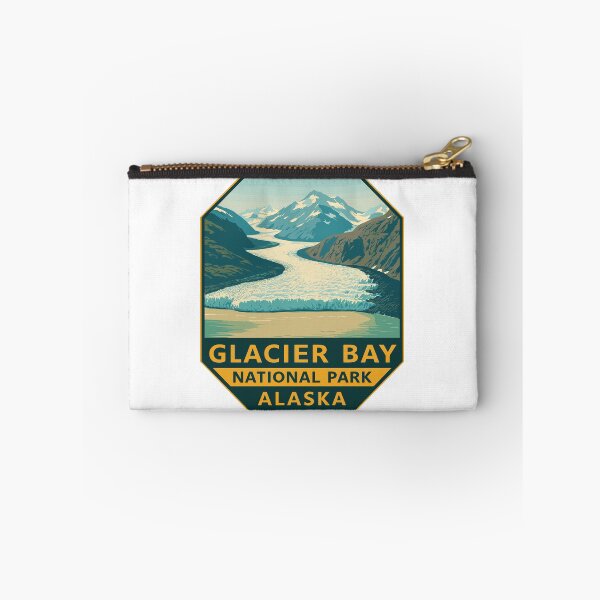 Item preview, Glacier Bay National Park Retro Alaska Sticker designed and sold by Ismeal Von.