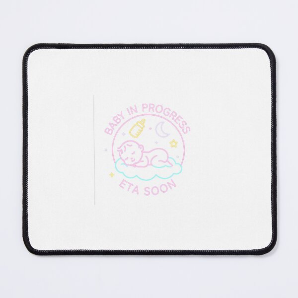 Item preview, Neon Sleeping Baby Silhouette – “Baby in Progress: ETA Soon” | Transparent Background PNG designed and sold by Aucia.
