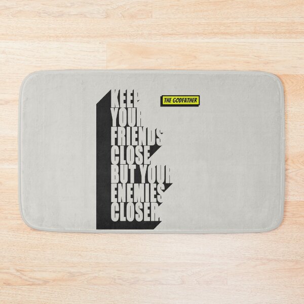 Item preview, The Godfather Quote Poster designed and sold by Enea Kelo.