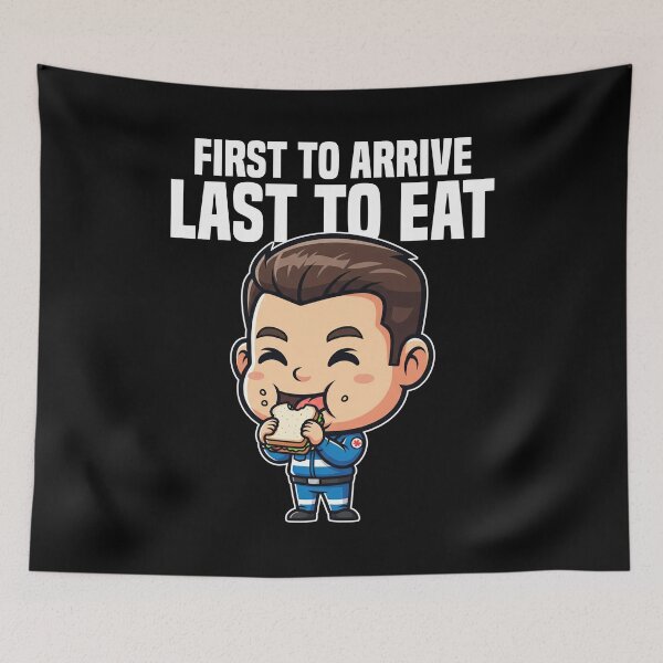 Item preview, FIRST TO ARRIVE, LAST TO EAT - PARAMEDIC designed and sold by KEF Custom.