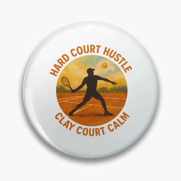 Item preview, Hard Court Hustle - Clay Court Calm - Tennis designed and sold by inkNext.