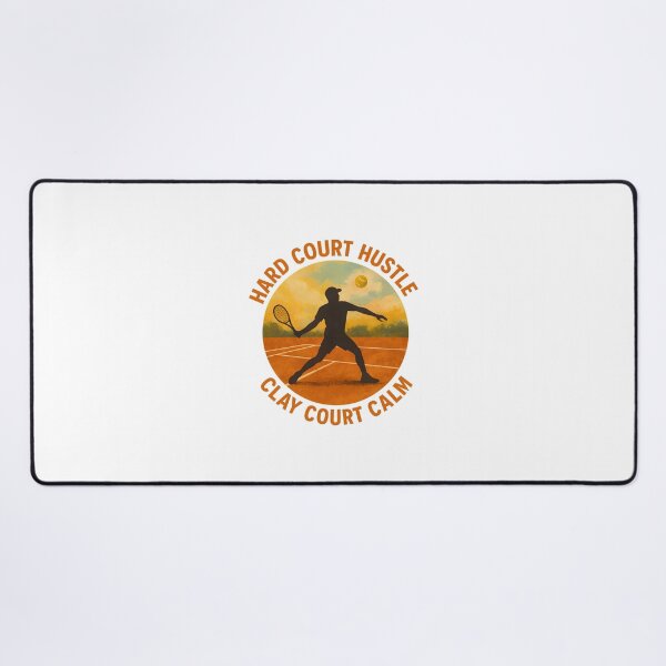 Item preview, Hard Court Hustle - Clay Court Calm - Tennis designed and sold by inkNext.