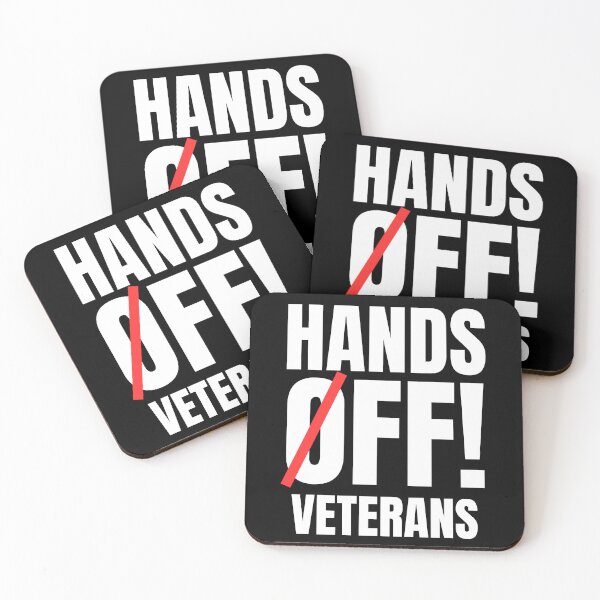 Item preview, Hands Off Veterans designed and sold by INFINITYGUY ⭐⭐⭐⭐⭐.