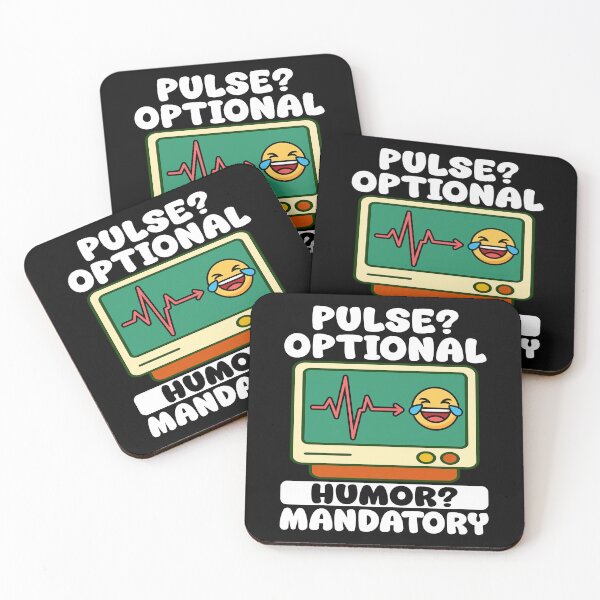 Item preview, PULSE OPTIONAL, HUMOR MANDATORY - PARAMEDIC designed and sold by KEF Custom.