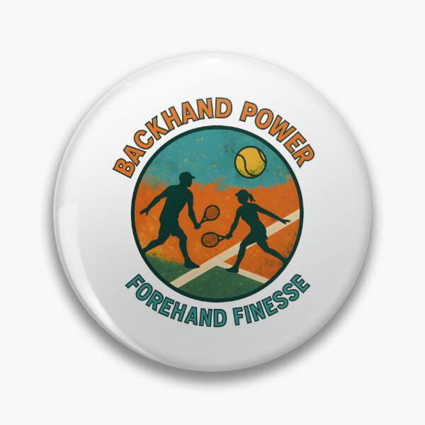 Item preview, Backhand Power - Forehand Finesse - Tennis designed and sold by inkNext.