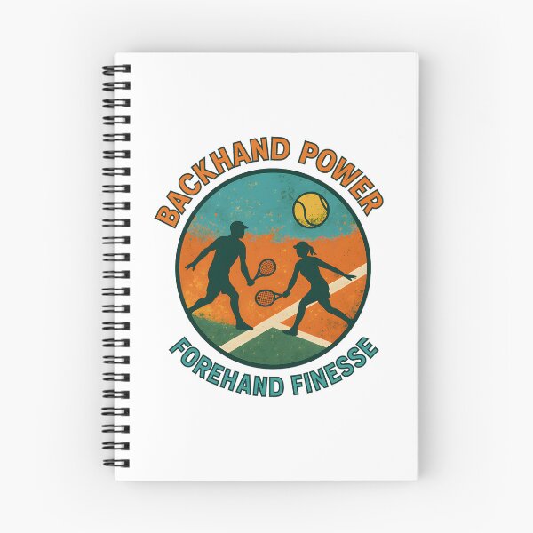 Item preview, Backhand Power - Forehand Finesse - Tennis designed and sold by inkNext.