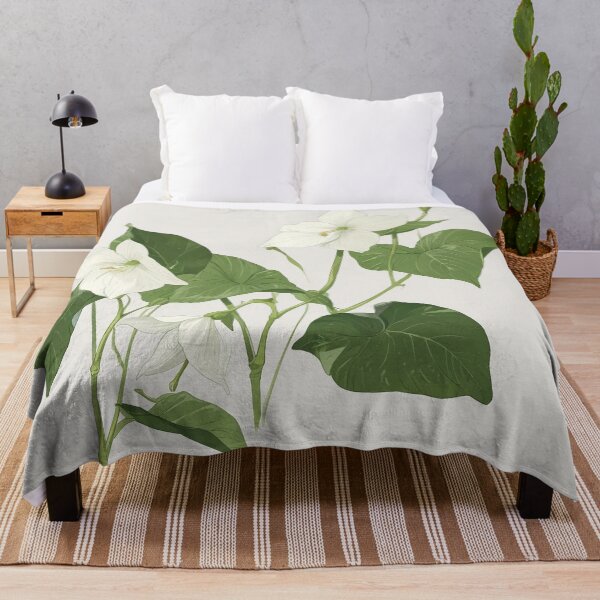 Item preview, Elegant White Flowers and Lush Green Leaves designed and sold by CoolPixels.
