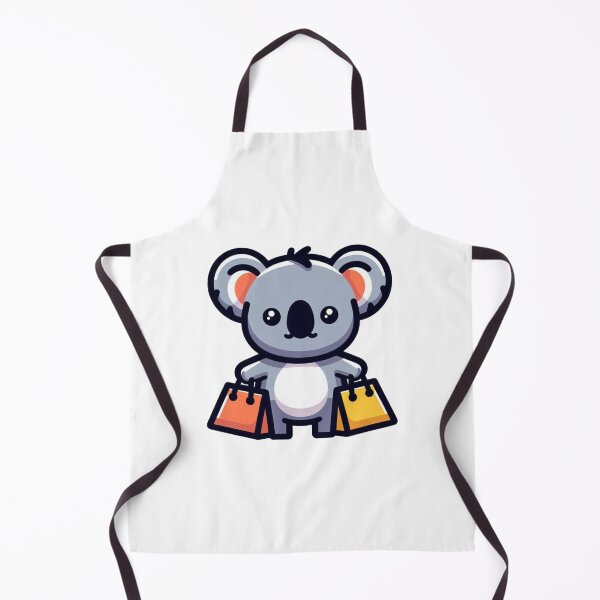Item preview, Cute Cartoon Koala with Shopping Bags – Retail Animal Fun designed and sold by Confuzz1ed.