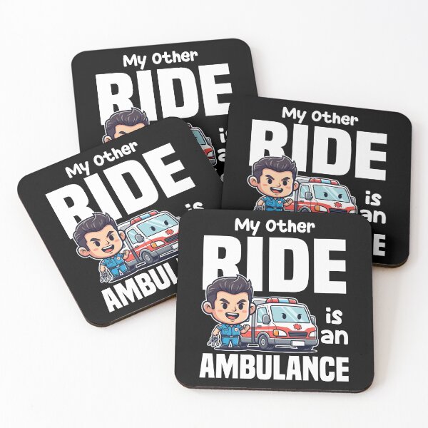 Item preview, MY OTHER RIDE IS AN AMBULANCE - PARAMEDIC designed and sold by KEF Custom.
