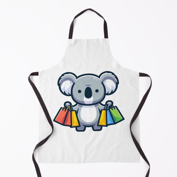 Artikelvorschau, Cartoon Koala hält Einkaufstüten – Gesunde Shopper-Kunst entworfen und verkauft von Confuzz1ed.