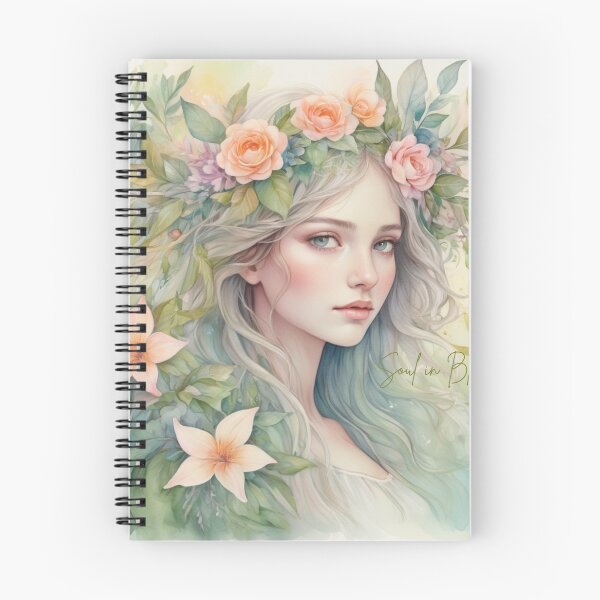 Item preview, Alma en Flor, Poder de los Pétalos: Ilustración Digital en Pastel con un Toque de Fantasía designed and sold by FilMate.