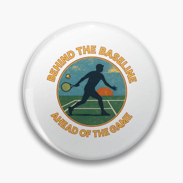 Item preview, Behind the Baseline - Ahead of the Game - Tennis designed and sold by inkNext.