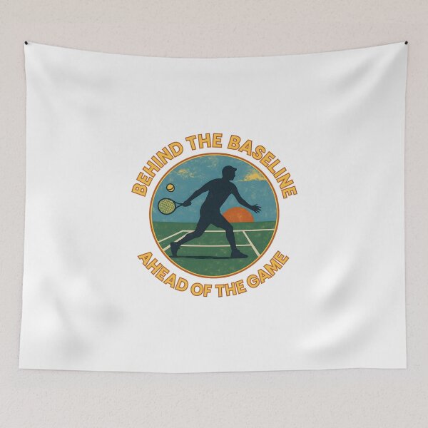 Item preview, Behind the Baseline - Ahead of the Game - Tennis designed and sold by inkNext.