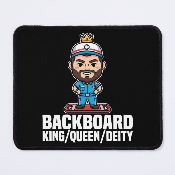 Item preview, BACKBOARD KING/QUEEN/DEITY - PARAMEDIC designed and sold by KEF Custom.