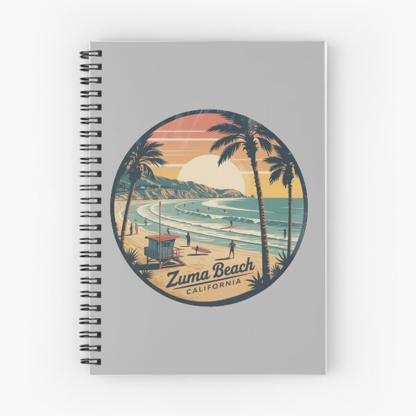 Item preview, Zuma Beach California Retro Coastal Design designed and sold by CircinusStore.