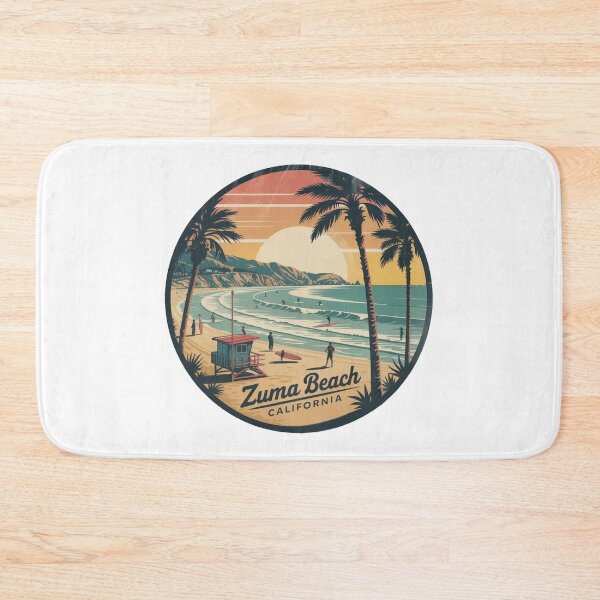 Item preview, Zuma Beach California Retro Coastal Design designed and sold by CircinusStore.