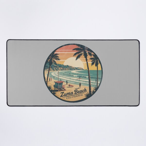 Item preview, Zuma Beach California Retro Coastal Design designed and sold by CircinusStore.