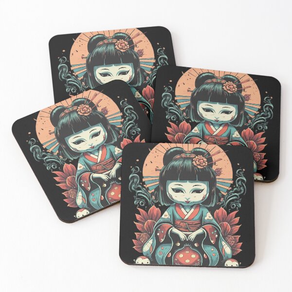 Item preview, Adorable Chibi Geisha Figure designed and sold by FAGMAVisuals.