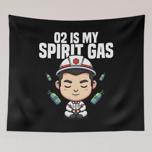 Item preview, O2 IS MY SPIRIT GAS - PARAMEDIC designed and sold by KEF Custom.