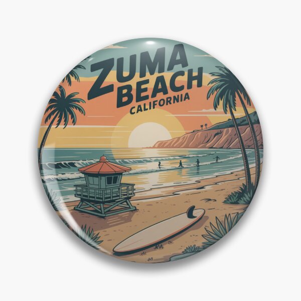 Item preview, Zuma Beach California Golden Hour Design designed and sold by CircinusStore.