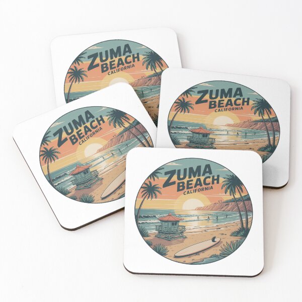 Artikelvorschau, Zuma Beach Kalifornien Golden Hour Design entworfen und verkauft von CircinusStore.