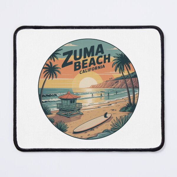 Item preview, Zuma Beach California Golden Hour Design designed and sold by CircinusStore.