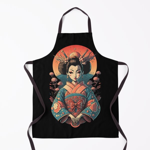 Item preview, Regal Japanese Lady with Ornate Headdress designed and sold by FAGMAVisuals.