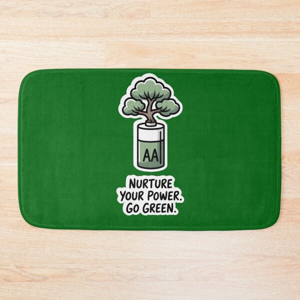 Item preview, Saving Batteries Going Green perfect for anyone who cares about the environment designed and sold by FeelCreations.