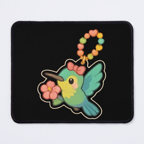 Item preview, Cute hummingbird Kawaii keychain designed and sold by DamioPolArt.