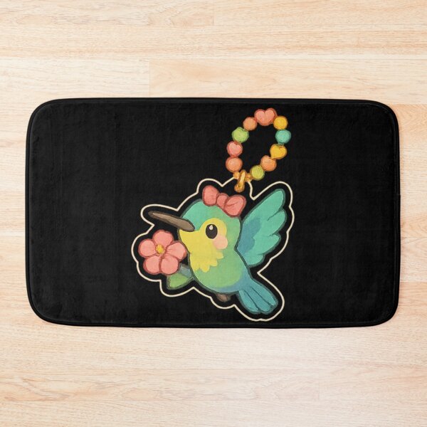 Item preview, Cute hummingbird Kawaii keychain designed and sold by DamioPolArt.